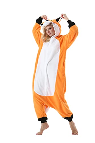 SimZoo Adult Animal Onesie PiżAma, MęSki I Damski Kostium Nowy Lis Nocna, JednoczęśCiowy Unisex Homewear von SimZoo