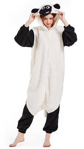 SimZoo Erwachsene Tier Schlafanzug Unisex Cosplay Animal Onesie Pyjamas für Karneval Halloween Party Kigurumi Jumpsuit von SimZoo