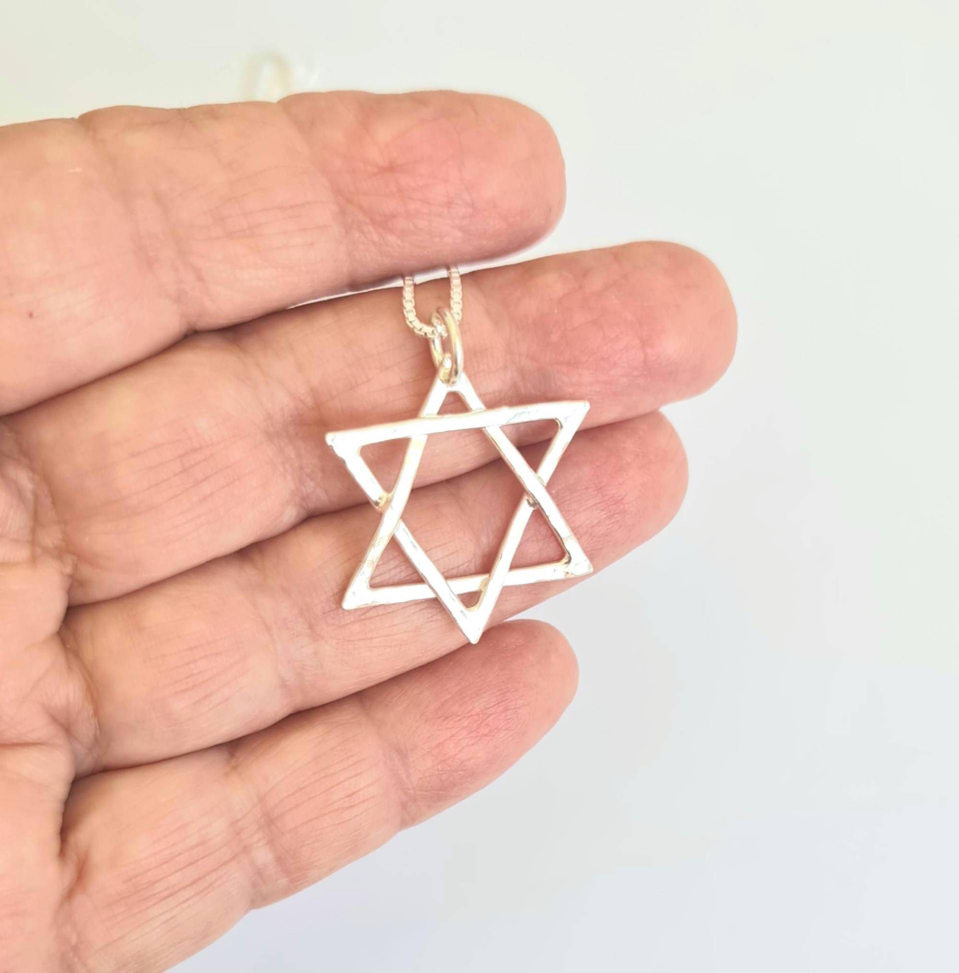 Davidstern Halskette - Herren Magen David Bar Mitzwa Schmuck Jejuda Für Ihn Heiliges Geschenk Vatertag Zum Davidstern Halskette - Herren Magen David Bar Mitzwa Schmuck Jejuda Für Ihn Heiliges Geschenk Vatertag Zum von SimaGamlielJewelry