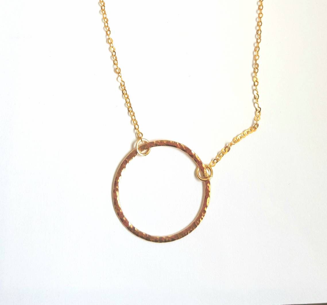 Gold Kreis Des Lebens Halskette - Geschichtete Valentaine Tag Geschenk Gold Kreis Des Lebens Halskette - Geschichtete Valentaine Tag Geschenk von SimaGamlielJewelry