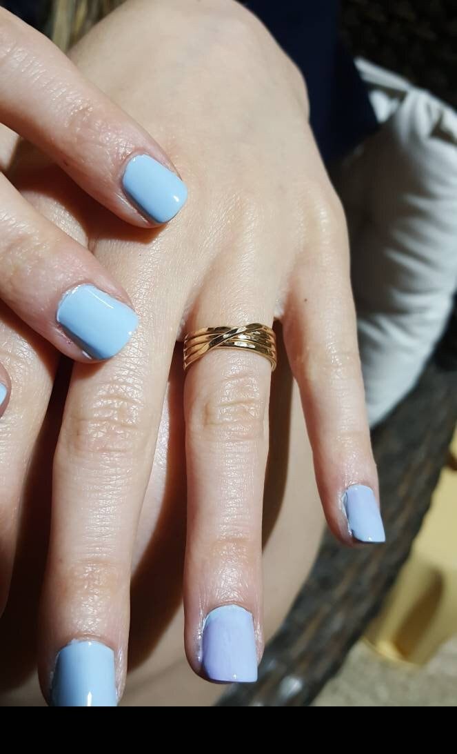 Gold Wickelring - 14K Filled Stapel Ring Unendlich Triplette & Doppelringe Gold Wickelring - 14K Filled Stapel Ring Unendlich Triplette & Doppelringe von SimaGamlielJewelry