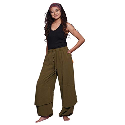 Simandra Freizeithose Good Karma I Stoffhose mit Gummizug I für Damen (M) von Simandra