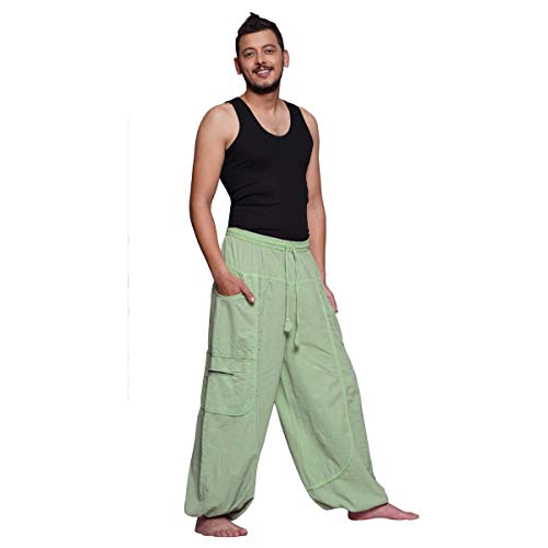 Simandra Hose Pokhara - Freizeithose - Cargohose - Schlupfhose - Aladinhose - Herren Größe L von Simandra