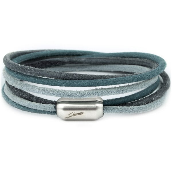 Simaru Echtleder-/Wickelarmband für Damen & Herren mit Magnetverschluss von Simaru