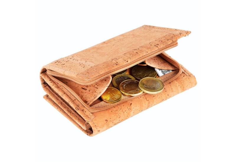 Simaru Geldbörse REYNA, Portmonee für Damen aus Kork & vegan & RFID-Schutz & wasserabweisend von Simaru