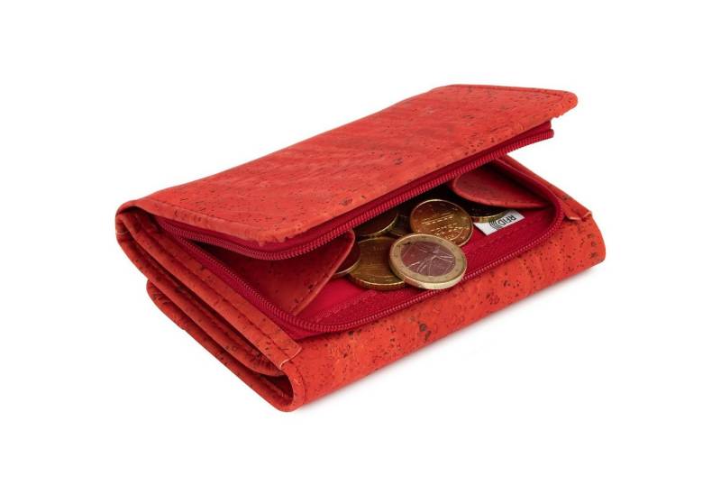 Simaru Geldbörse REYNA, Portmonee für Damen aus Kork & vegan & RFID-Schutz & wasserabweisend von Simaru