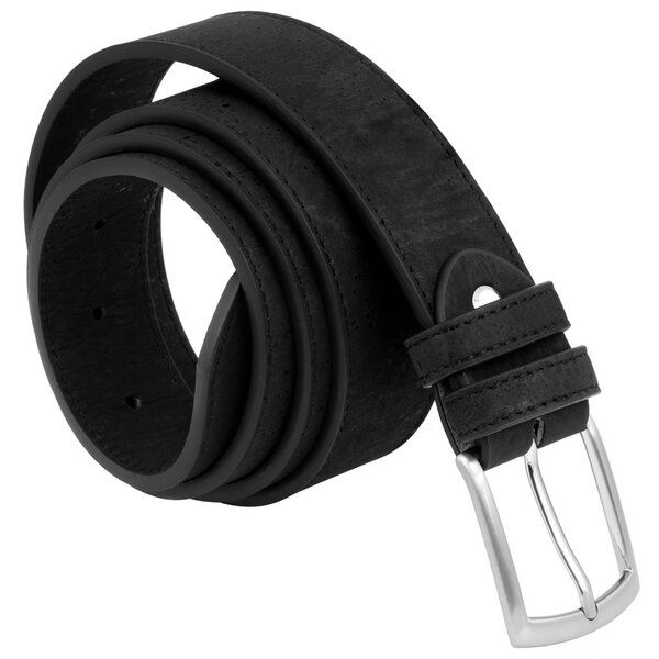 Simaru Herren Gürtel aus Kork mit edler Schnalle, Veganer Gürtel Buenos Aires von Simaru