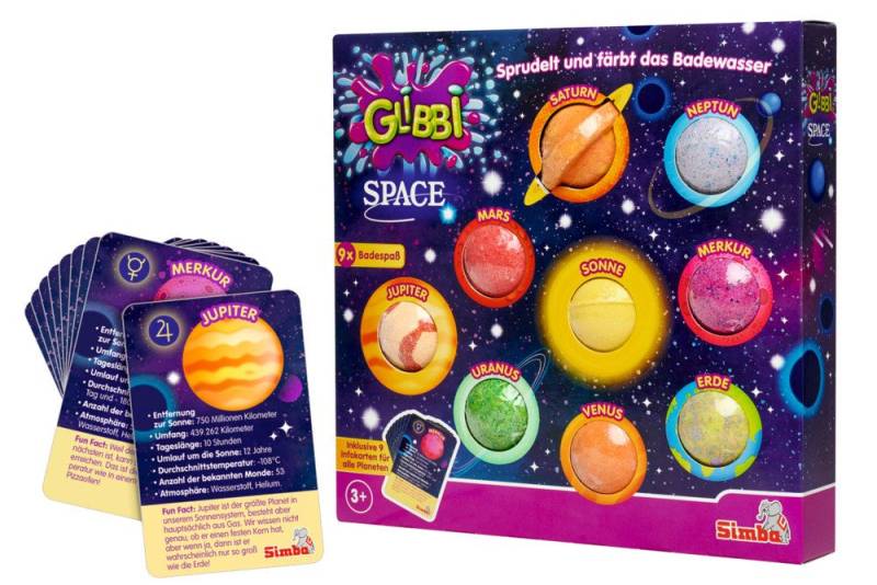 Simba Dickie Badekugel Glibbi Badebomben Space 9 Stück von Simba Dickie