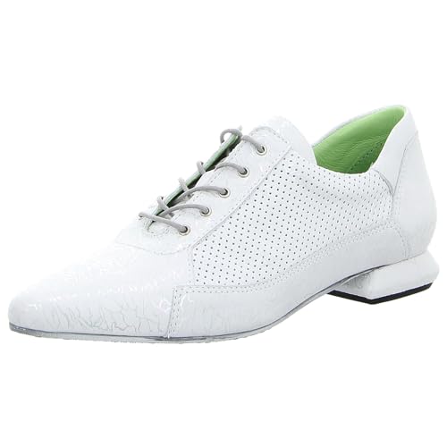 Simen Damen Schnürschuhe Weiss grün Gr. 40 von Simen