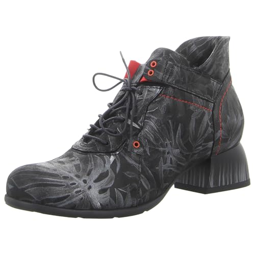 Simen Damen Schnürschuhe grau-schwarz Gr. 39 von Simen
