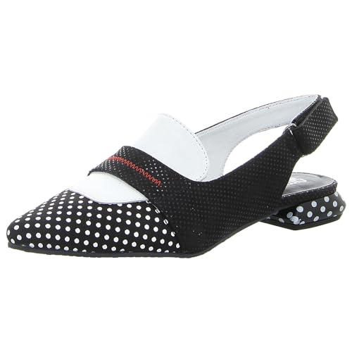 Simen Damen Slings schwarz Weiss Gr. 38 von Simen