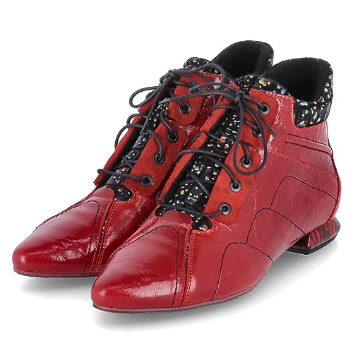 Simen Damen Stiefel in Rot, Größe 37 von Simen