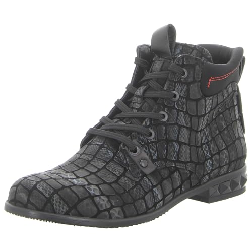 Simen Damen Stiefeletten grau-schwarz Gr. 37 von Simen