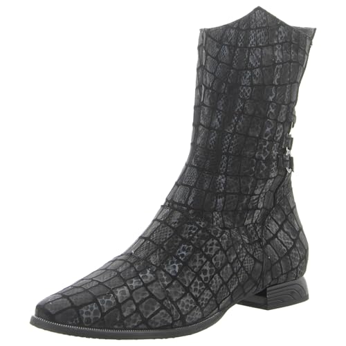 Simen Damen Stiefeletten grau schwarz Gr. 40 von Simen
