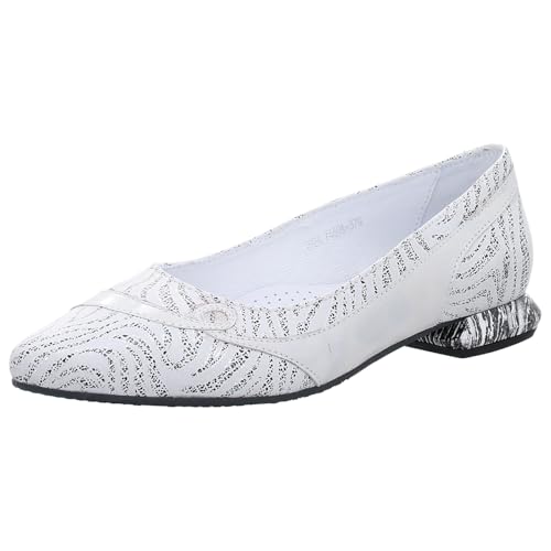 Simen Damen Pumps grau/silbern Gr. 38 von Simen