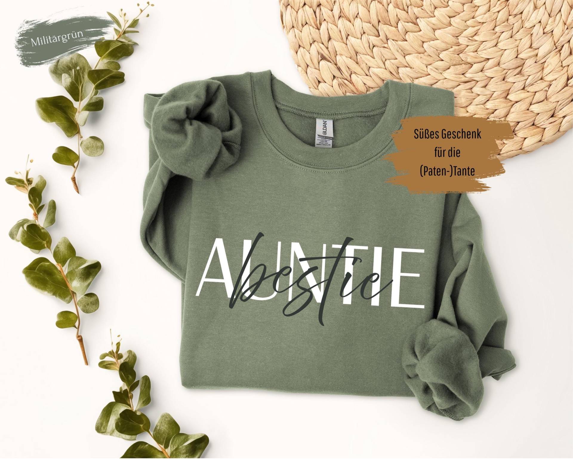 Patentante Pullover Tante Geschenk Idee Zur Geburt Weihnachtsgeschenk Schwangerschaft in My Auntie Era Geburstagsgeschenk von SimmiDesignShop