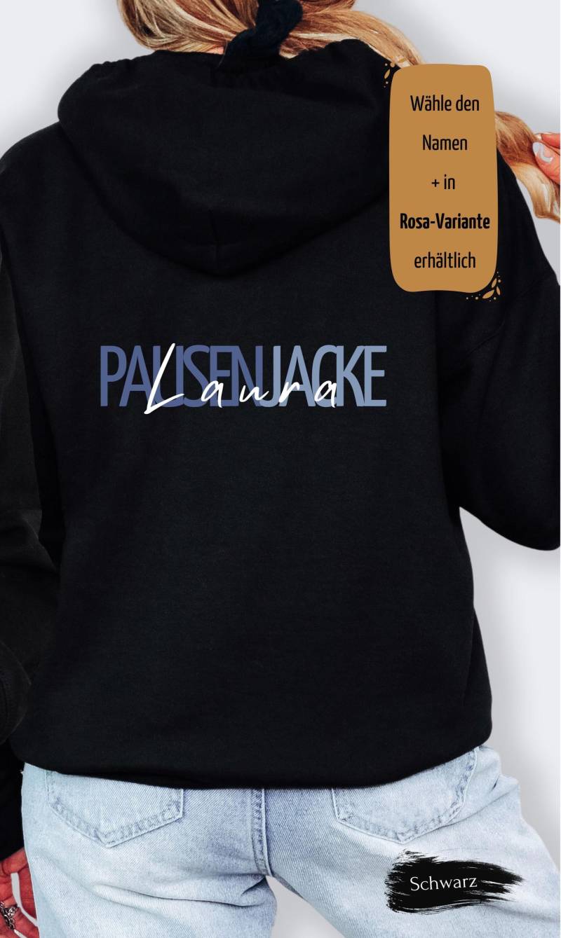 Pausenjacke Lehrerin Hoodie Personalisiert Name Lehrer Geschenk Personalisierter Kapuzenpullover Schule Lehrerinnen Geschenkidee Jacke von SimmiDesignShop