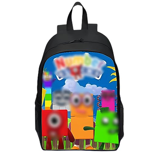 Simmpu 16in Number Kinderrucksäcke Jungen, Number Rucksack Kinderrucksacke Schultaschen Tasche Mädchen Jungen Schultasche Schulrucksack Schreibwaren Tasche Cartoon Tasche Mode Accessoire für St von Simmpu