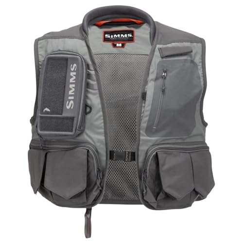 Simms Freestone Weste zum Angeln, Kleidung mit mehreren Taschen von Simms