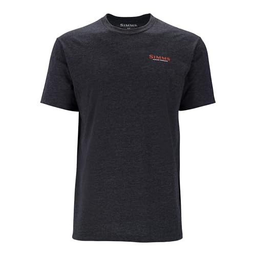 Simms Herren Let It Fly T-Shirt, Dunkelgrau meliert, 3X-Groß Simms Herren Let It Fly T-Shirt, Dunkelgrau meliert, 3X-Groß von Simms