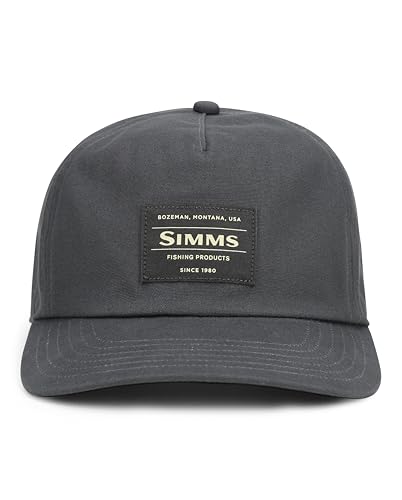 Simms Uni-Erwachsene Double Haul Cap Baseballkappe, Stahlgrau, One Size von Simms