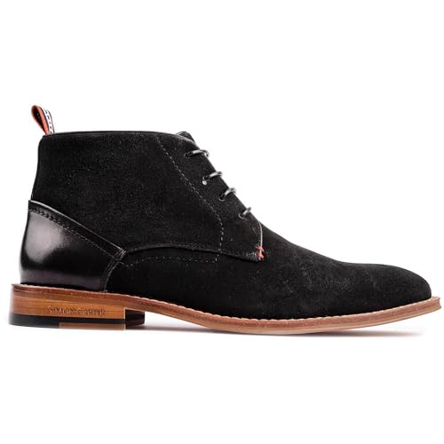 Simon Carter Herren Byrd 2 Chukka Chukka-boots Stiefel Schwarz 41 EU von Simon Carter