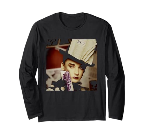 Culture Club Boy George Book Boy Hut von Simon Fowler Langarmshirt Culture Club Boy George Book Boy Hut von Simon Fowler Langarmshirt von Simon Fowler Photography