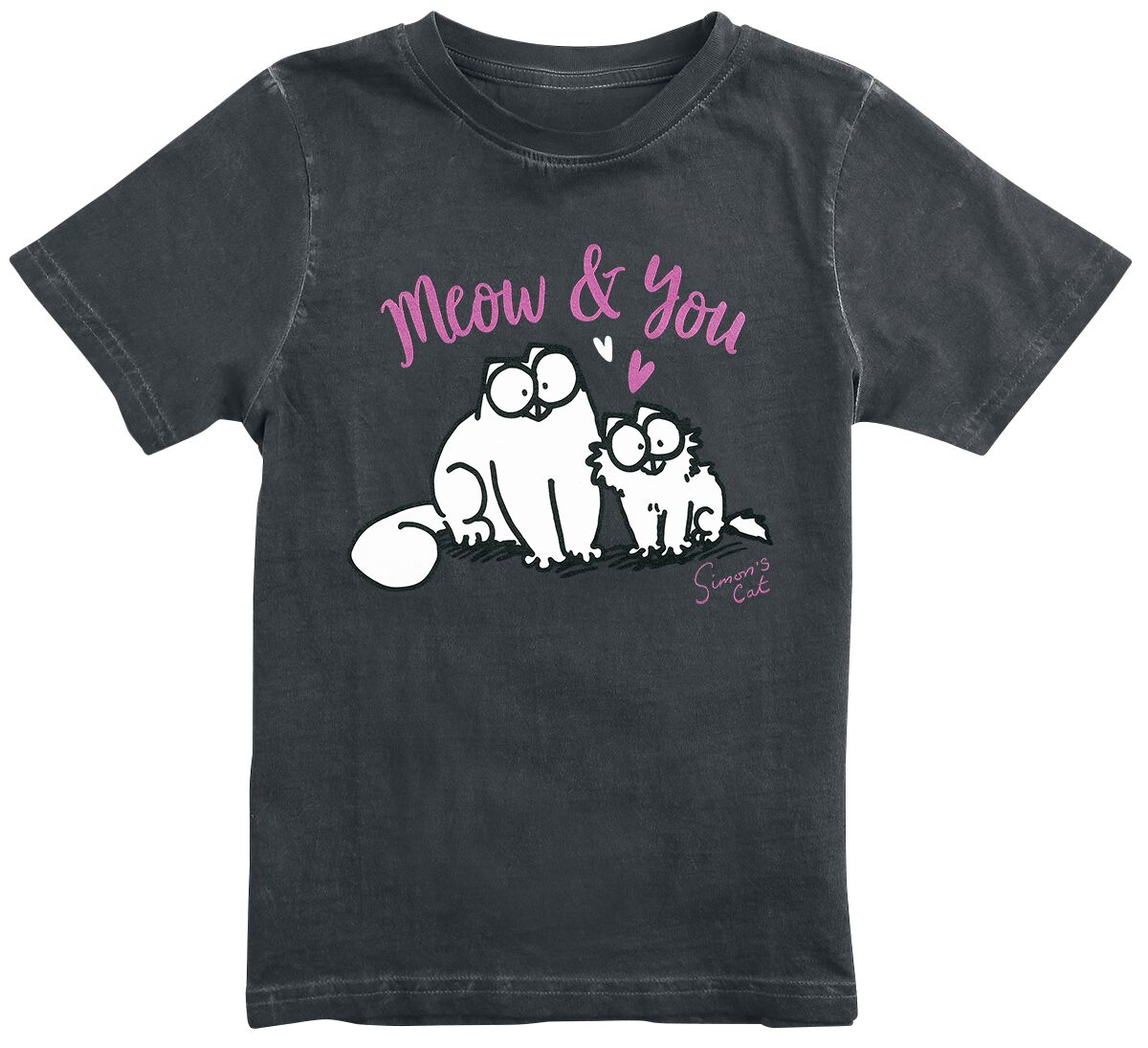 Simon's Cat Meow & You T-Shirt multicolor in 140 von Simon's Cat