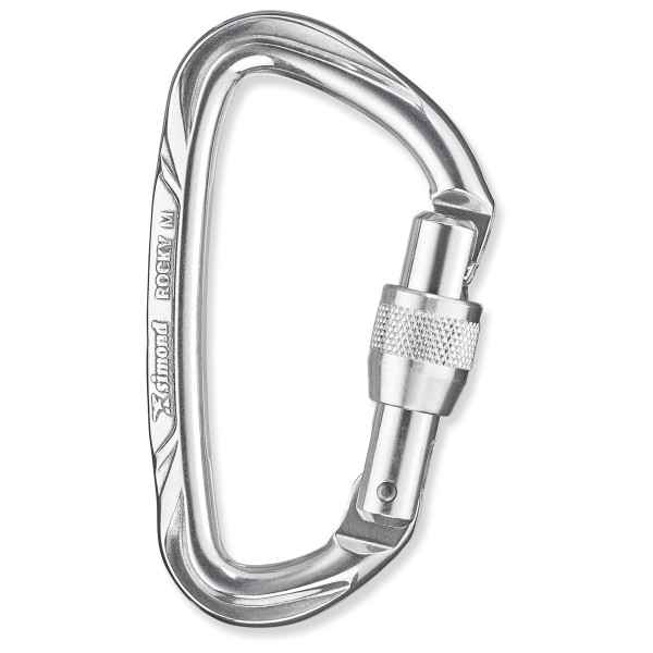 SIMOND - Carabiner Rocky Screw - Schraubkarabiner grau/weiß SIMOND - Carabiner Rocky Screw - Schraubkarabiner grau/weiß von Simond