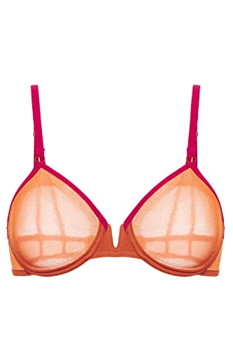 Simone Perele Damen Rosalie-Form BH, Undurchsichtige, Jaipur Amber, 75C von Simone Perele