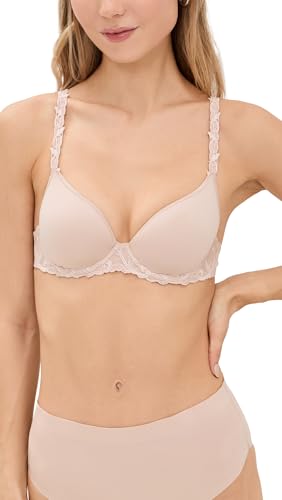 Simone Perele Damen Andora 3D Plunge Breathable Fit 3-in-1 Convertibility in Classic/Racerback/Neckholder Styles T-Shirt-BH, Peau Rose, 85D von Simone Perele