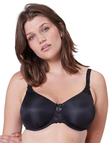 Simone Perele Damen Andora Minimizer Bügel-BH - Schwarz - 80DD von Simone Perele