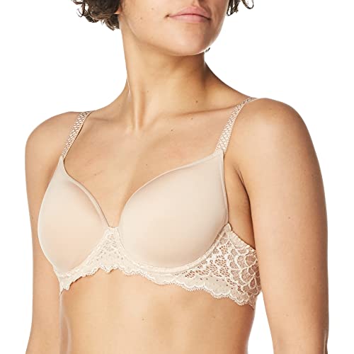 Simone Perele Damen Caresse 3D Plunge BH - Beige - 75F von Simone Perele