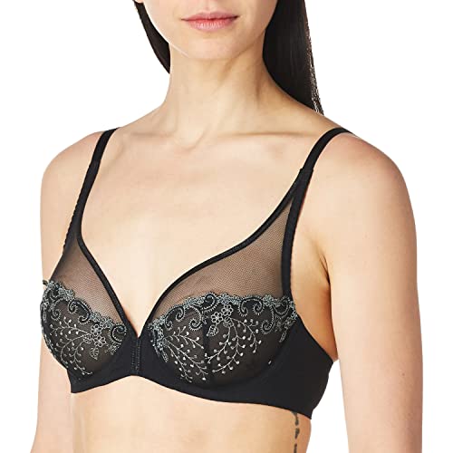 Simone Perele Damen Delice Sheer Plunge-BH, Moonlight, 80F von Simone Perele