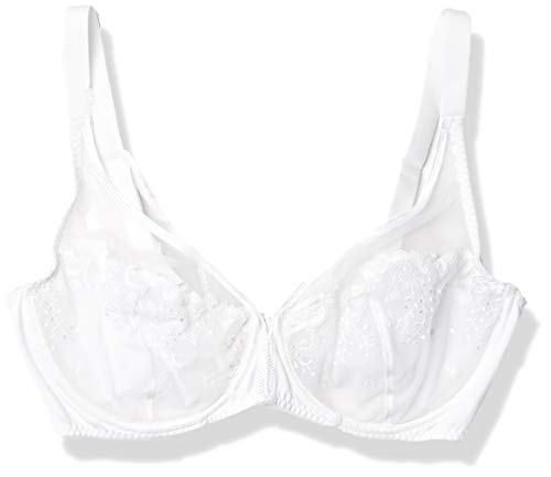 Simone Perele Damen Delice Sheer Plunge-BH, Durchsichtig, weiß, 75G von Simone Perele