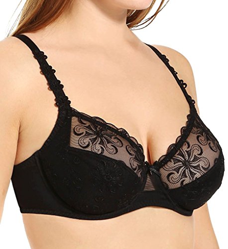 Simone Perele Damen Revelation Vollschalen BH - Schwarz - 75E von Simone Perele