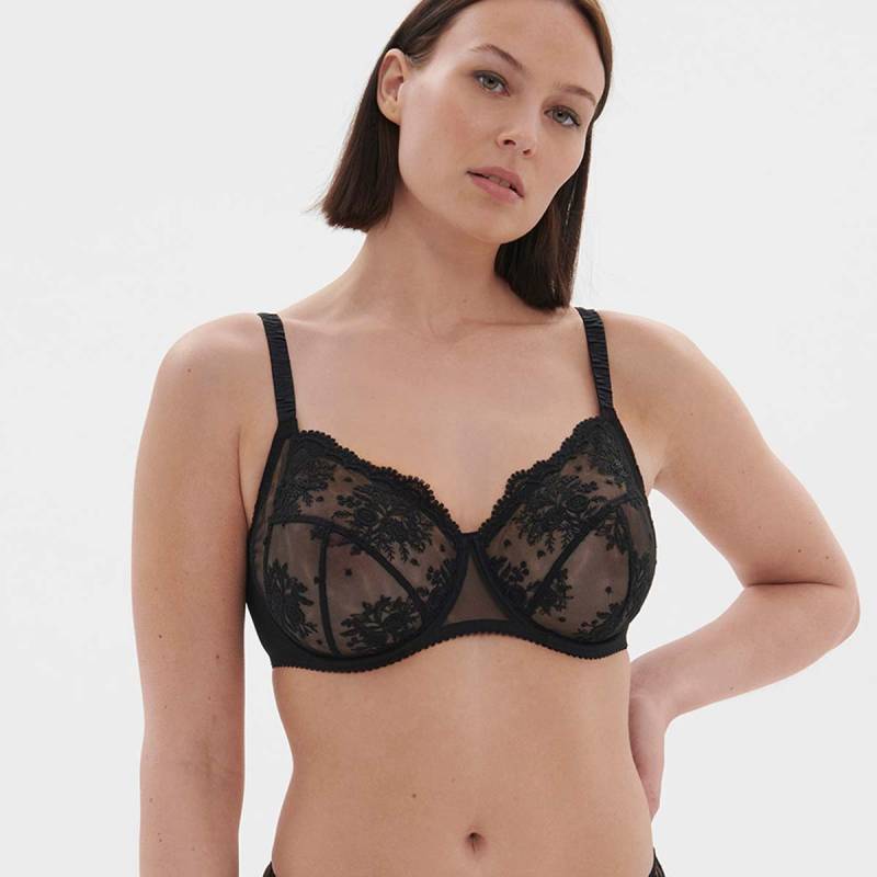 Simone Pérèle Intrigue BH mit Bügel, Schwarz, Größe: 80F, Damen von Simone Pérèle