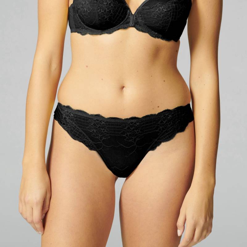 Simone Pérèle Rêve Tanga String, Schwarz, Größe: 38, Damen von Simone Pérèle