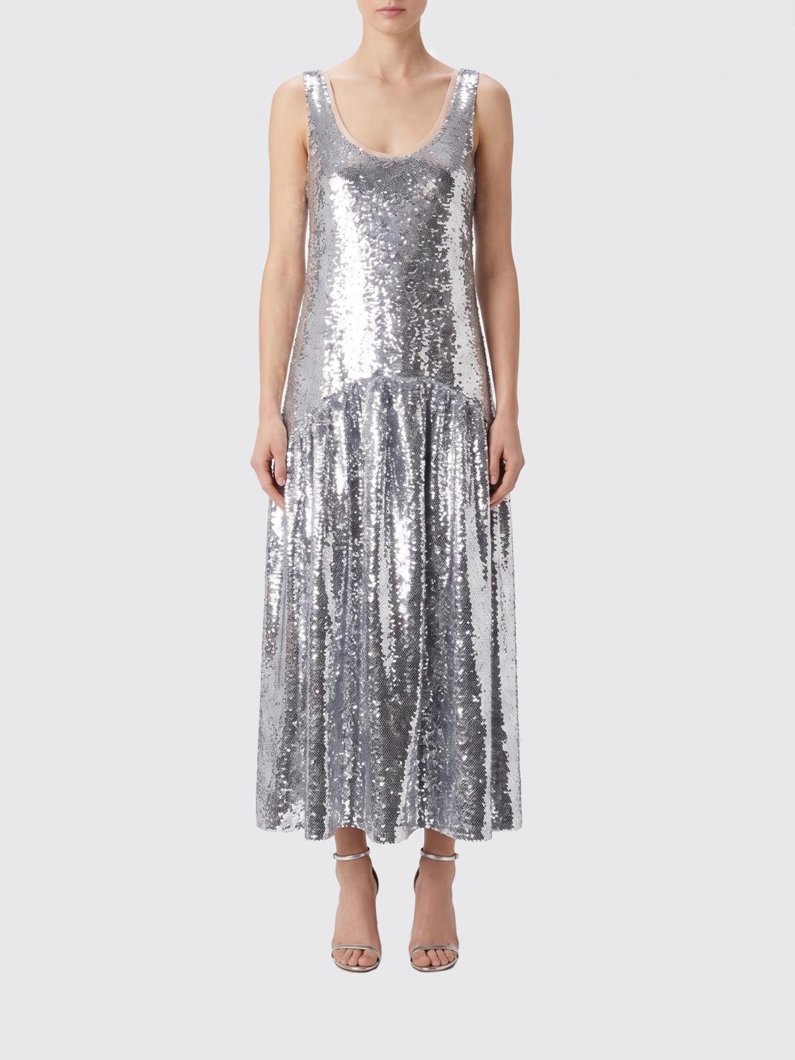 SIMONE ROCHA Pailletten-Midi-Kleid von Simone Rocha