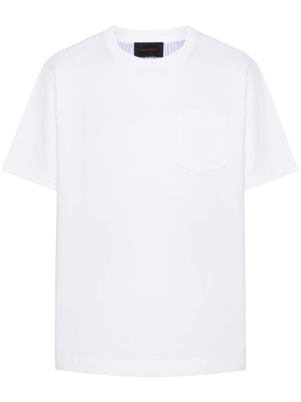 Simone Rocha T-Shirt in Colour-Block-Optik - Weiß von Simone Rocha