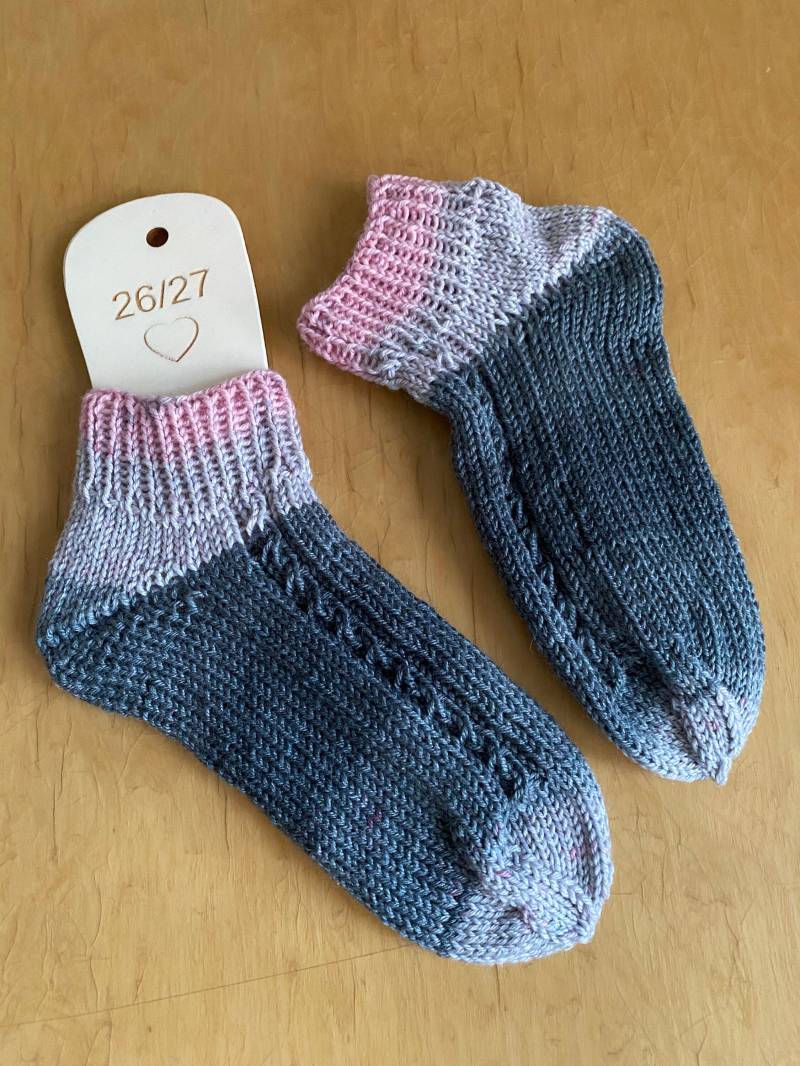 Handgestrickte Socken Gr. 26/27 von SimonestrickLaden