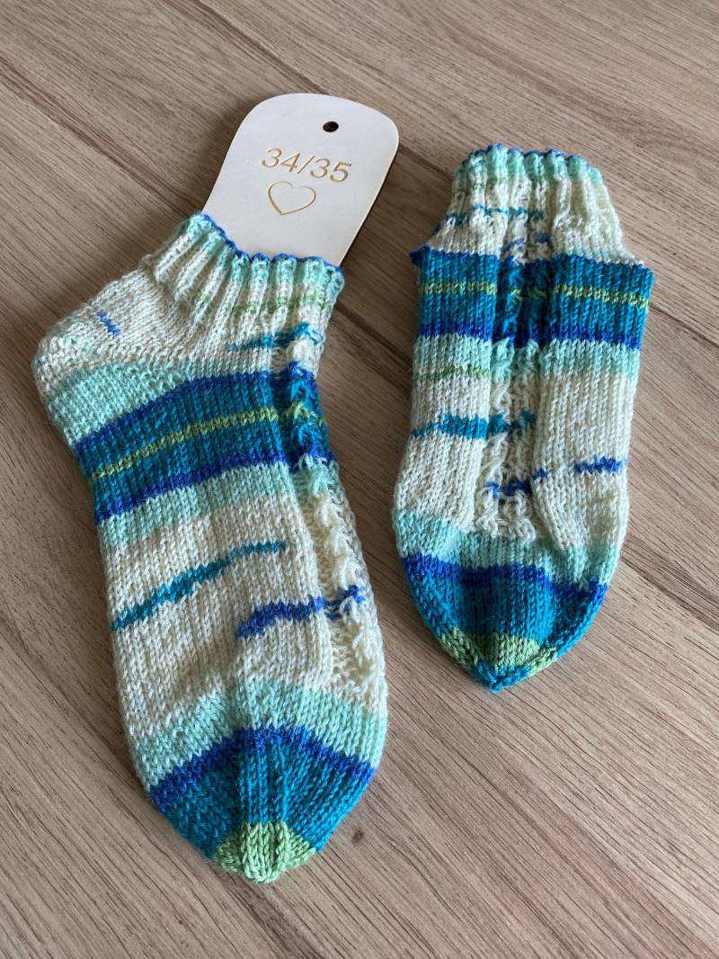 Handgestrickte Socken Gr. 34/35 von SimonestrickLaden