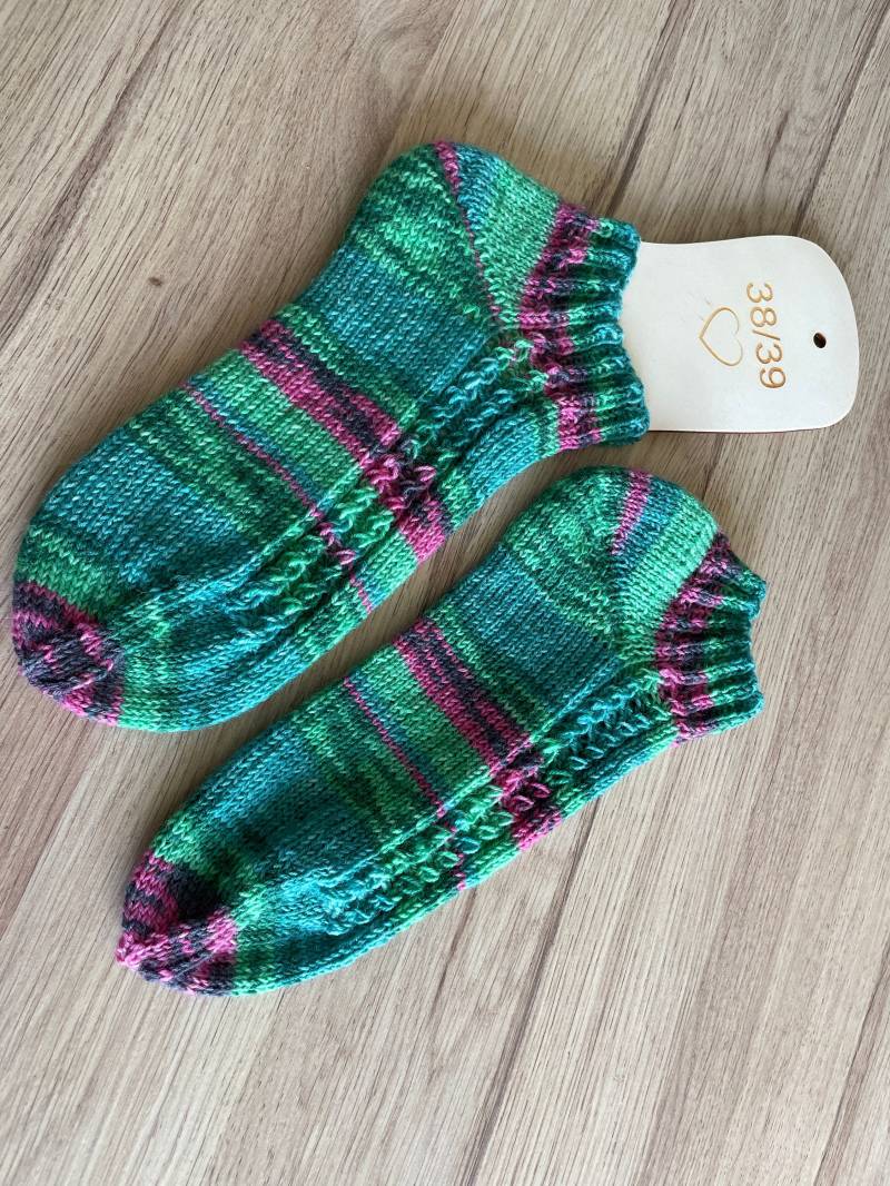 Handgestrickte Socken Gr. 38/39 von SimonestrickLaden