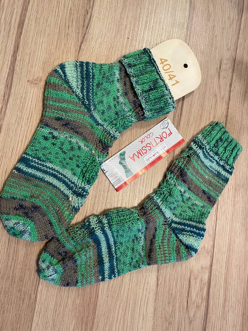 Handgestrickte Socken Gr. 40/41 von SimonestrickLaden