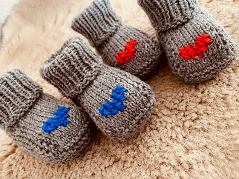 Babyschuhe Herzal Babyschuhe Herzal von Simonestrickt