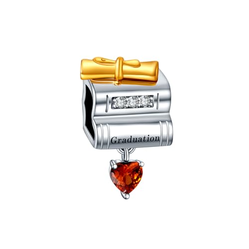 Simphman Charm Anhänger 925 Sterling Silber Charms Graduation Season Bead Charms für Europäischen Armband und Halskette 5A Zirkonia Armband Charm Geburtstag Schmuck Geschenk für Damen Frauen Simphman Charm Anhänger 925 Sterling Silber Charms Graduation Season Bead Charms für Europäischen Armband und Halskette 5A Zirkonia Armband Charm Geburtstag Schmuck Geschenk für Damen Frauen von Simphman