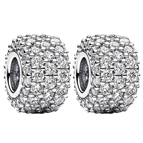 Simphman 925 Sterling Silber Charm Anhänger für Europäischen Armbänder und Halsketten Silver Spacers Charm Geburtstag Schmuck Geschenk für Damen Frauen von Simphman