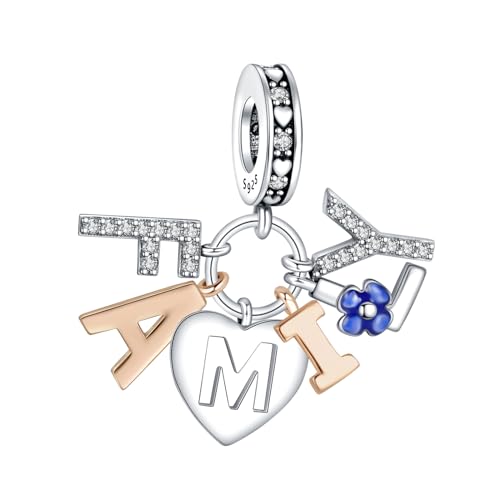 Simphman 925 Sterling Silber Charms Dangles für Armbänder und Halskette Familie Dangle Geschenk-Schmuck für Frauen Mädchen Familie und Freunde Simphman 925 Sterling Silber Charms Dangles für Armbänder und Halskette Familie Dangle Geschenk-Schmuck für Frauen Mädchen Familie und Freunde von Simphman