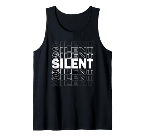 Silent Men Women Quote Tank Top Silent Men Women Quote Tank Top von Simple And Deep