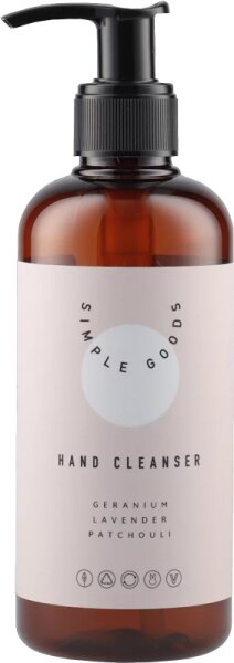 Simple Goods Hand Cleanser Geranium, Lavender Patchouli 250 ml von Simple Goods